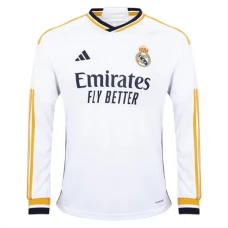 Real Madrid Trøje 2023-24 Langærmet Hjemmebanetrøje