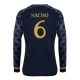 Real Madrid Trøje 2023-24 Nacho 6 Langærmet Udebanetrøje