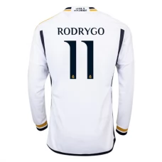 Real Madrid Trøje 2023-24 Rodrygo 11 Langærmet Hjemmebanetrøje