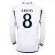 Real Madrid Trøje 2023-24 Toni Kroos 8 Langærmet Hjemmebanetrøje