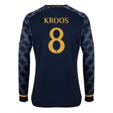 Real Madrid Trøje 2023-24 Toni Kroos 8 Langærmet Udebanetrøje