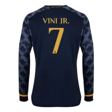 Real Madrid Trøje 2023-24 Vinícius Júnior 7 Langærmet Udebanetrøje