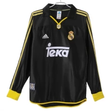 Real Madrid Udebanetrøje Retro 1999-01 Langærmet Fodboldsæt