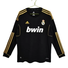 Real Madrid Udebanetrøje Retro 2011-12 Langærmet Fodboldsæt