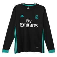 Real Madrid Udebanetrøje Retro 2017-18 Langærmet Fodboldsæt