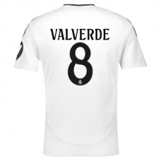 Real Madrid Valverde 8 Hjemmebanetrøje 2024-25 Fodboldsæt