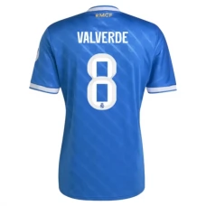 Real Madrid Valverde 8 Tredjetrøje 2025-26 Fodboldsæt