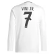 Real Madrid Vini Jr. 7 Hjemmebanetrøje 2024-25 Langærmet Fodboldsæt