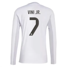 Real Madrid Vini Jr. 7 Hjemmebanetrøje 2025-26 Langærmet Fodboldsæt
