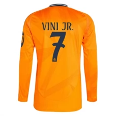 Real Madrid Vini Jr. 7 Udebanetrøje 2024-25 Langærmet Fodboldsæt