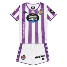 Real Valladolid Børn Hjemmebanetrøje 2025-26 Fodboldsæt