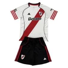 River Plate Børn Hjemmebanetrøje 2025-26 Fodboldsæt