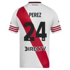River Plate Perez 24 Hjemmebanetrøje 2025-26 Fodboldsæt