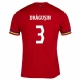Rumænien EM 2024 Drăgușin 3 Udebanetrøje Fodboldsæt