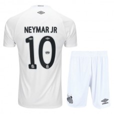 Santos FC Neymar Jr 10 Hjemmebanetrøje Børn 2025-26 Fodboldsæt