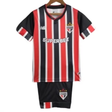 São Paulo FC Børn Udebanetrøje 2024-25 Fodboldsæt