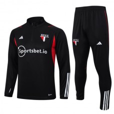 São Paulo FC Træningssæt 2023-24 - 1-4 Zip Sort