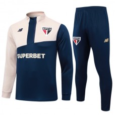 São Paulo FC Træningssæt 2024-25 - 1-4 Zip Beige