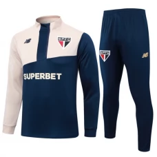 São Paulo FC Træningssæt 2024-25 - 1-4 Zip Beige