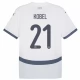 Schweiz EM 2024 Kobel 21 Udebanetrøje Fodboldsæt