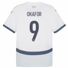Schweiz EM 2024 Okafor 9 Udebanetrøje Fodboldsæt