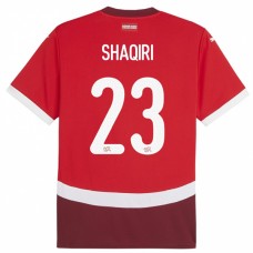 Schweiz EM 2024 Shaqiri 23 Hjemmebanetrøje Fodboldsæt