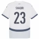 Schweiz EM 2024 Shaqiri 23 Udebanetrøje Fodboldsæt