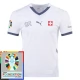 Schweiz EM 2024 Udebanetrøje Fodboldsæt Patch