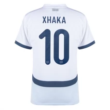 Schweiz EM 2024 Xhaka 10 Udebanetrøje Fodboldsæt
