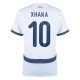 Schweiz EM 2024 Xhaka 10 Udebanetrøje Fodboldsæt
