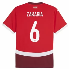 Schweiz EM 2024 Zakaria 6 Hjemmebanetrøje Fodboldsæt