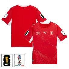 Schweiz VM Hjemmebanetrøje 2026 med Patch