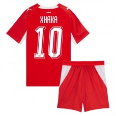 Schweiz Xhaka 10 VM Hjemmebanetrøje 2026 Børn