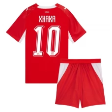 Schweiz Xhaka 10 VM Hjemmebanetrøje 2026 Børn