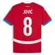 Serbien EM 2024 Jović 8 Hjemmebanetrøje Fodboldsæt