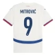 Serbien EM 2024 Mitrović 9 Udebanetrøje Fodboldsæt