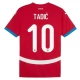 Serbien EM 2024 Tadić 10 Hjemmebanetrøje Fodboldsæt