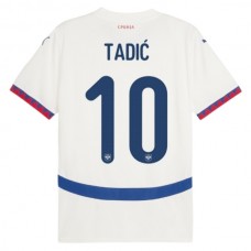 Serbien EM 2024 Tadić 10 Udebanetrøje Fodboldsæt