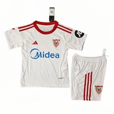 Sevilla FC Børn Hjemmebanetrøje 2025-26 Fodboldsæt