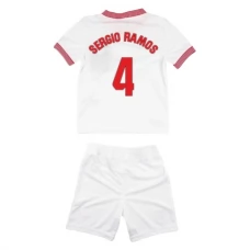 Sevilla FC Børn Sergio Ramos 4 Hjemmebanetrøje 2023-24 Fodboldsæt