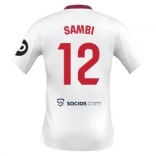 Sevilla FC Sambi 12 Hjemmebanetrøje 2025-26 Fodboldsæt