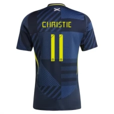 Skotland EM 2024 Christie 11 Hjemmebanetrøje Fodboldsæt
