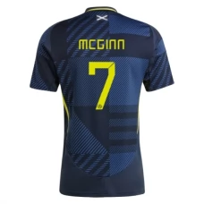Skotland EM 2024 McGinn 7 Hjemmebanetrøje Fodboldsæt