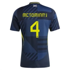 Skotland EM 2024 McTominay 4 Hjemmebanetrøje Fodboldsæt