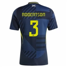 Skotland EM 2024 Robertson 3 Hjemmebanetrøje Fodboldsæt