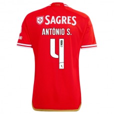 SL Benfica Antonio S. 4 Hjemmebanetrøje 2023-24 Fodboldsæt