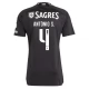 SL Benfica Antonio S. 4 Udebanetrøje 2023-24 Fodboldsæt