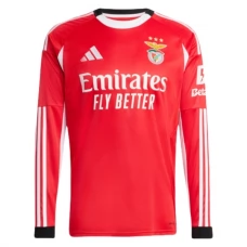 SL Benfica Hjemmebanetrøje 2025-26 Langærmet Fodboldsæt