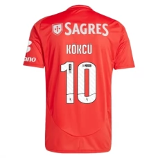 SL Benfica Kökcü 10 Hjemmebanetrøje 2024-25 Fodboldsæt