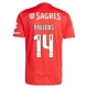SL Benfica Pavlidis 14 Hjemmebanetrøje 2024-25 Fodboldsæt